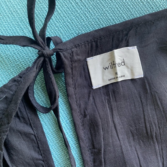 NEW with tags M ARITZIA Black Sedonie Babydoll Dress - Picture 5 of 7